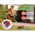 thumbnail image 3 of Floseru 2026 New Gas Weed Wacker - 52cc 2-Stroke 5 in 1 Multi-Functional Lawn Mower Hedge Trimmer Pruners Gas Powe Brush Cutter, Handheld Weed Eater for Garden and Yard Lawn, 3 of 11