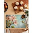 thumbnail image 2 of Flowers Watercolor Leaves Kitchen Placemat Christmas Dining Table Decor Table Mat Home Decor Bowl Cup Mat, 2 of 4
