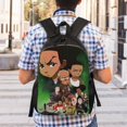 thumbnail image 5 of The Boondocks Backpack, Large Capacity Travel Bookbag, Durable Water-Resistant Laptop Backpack For Work, College, And Daily Use, 16.1x11.8x6.5 Inch, 5 of 8