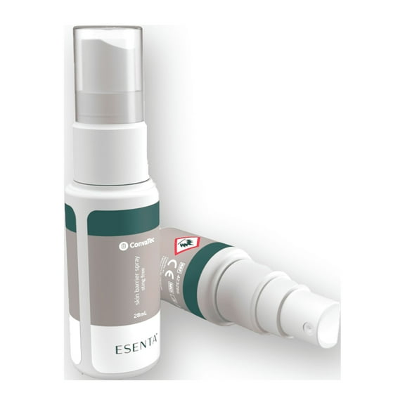 ESENTA Skin Barrier for Protection Around Stomas and Wounds, Silicone Based, Sting and Alcohol Free, 28 mL Pump Spray Bottle (Pack of 1)