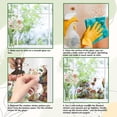 thumbnail image 5 of 118x39cm Large Forest Mushroom Fairy Window Clings Mushroom House Static Window Stickers Elf Flower Grass Butterflies Window Decals Double-Sided Window Film for Glass Sliding Door Decor, 5 of 9