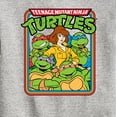 thumbnail image 3 of Teenage Mutant Ninja Turtles - Retro Group April - Toddler & Youth Crewneck Fleece Sweatshirt, 3 of 5