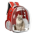 thumbnail image 4 of BELOVING Waterproof Pet Carrier Backpack Puppy Dome Hiking Outdoor Knapsack Red, 4 of 8