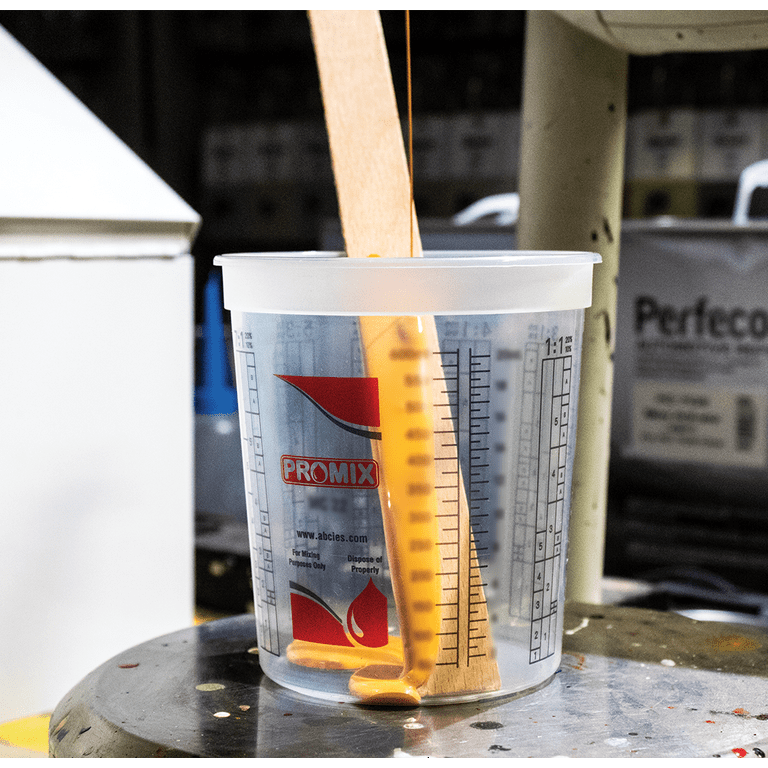 Plastic Mixing Cups White 2 QT (64oz) #6651 – Fiberglass Source