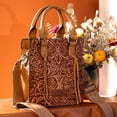 thumbnail image 2 of Bandolera Wrangler Small para mujer con flecos, color marrón, 2 of 6