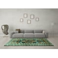 thumbnail image 3 of Ahgly Company Indoor Rectangle Persian Turquoise Blue Traditional Area Rugs, 4' x 6', 3 of 4