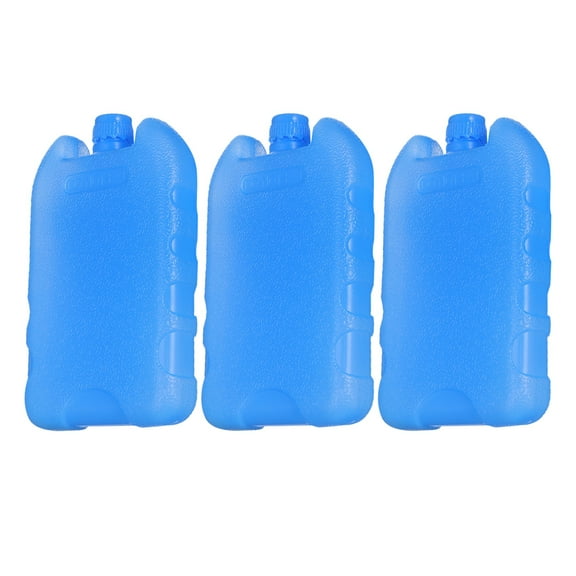 GOOHOCHY Reusable Ice Packs for Coolers with Quick Cooling PE Material Skyblue 3pcs Portable Long Lasting 3.5 x 5.5 inches