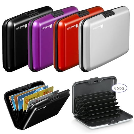 GreatShield RFID Blocking Wallet [8 Slots | Aluminum] Portable Travel ...
