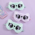 thumbnail image 4 of 1pc Dibujos animados de dibujos animados de ojo de ojo máscaras de ojos adorable ojo de ojo de felpa mascarilla, 4 of 5
