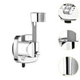 thumbnail image 6 of Dualoai Suction Cup Shower Head Holder Wall Mount Quick Setup Bathroom Height Adjustable Silvery, 6 of 9