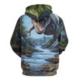 thumbnail image 3 of Dinosaur 3D Pattern 3d Sweatshirts Hoodie Fashion Casual Personality Men's Women Street Hoodie Pullovers Long Sleeve Comfortable Top, 3 of 6