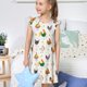 thumbnail image 4 of Fotbe Funny Chicken Vestido de Dormir para Niñas de 3 a 10 Años, Mangas Cortas, Estilo Princesa, Pijama Camisón con Mangas Voladas-X-Large, 4 of 6