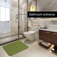 thumbnail image 2 of REGALWOVEN Bath Mat Memory Foam Bath Rugs for Bathroom, Green 32" x 20"/80 x 50cm(L*W), 2 of 6