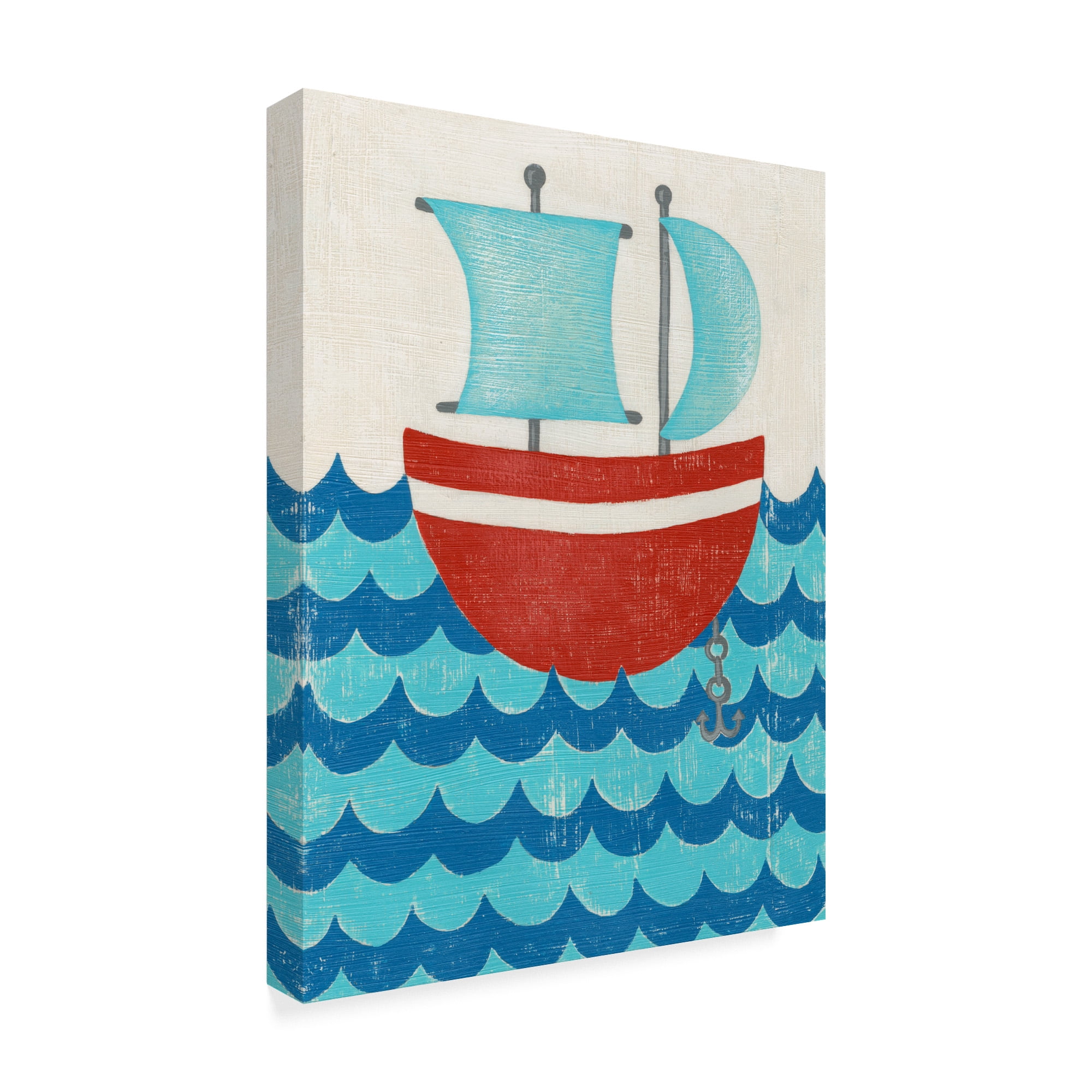 Trademark Fine Art 'Trumans Voyage I' Canvas Art by Chariklia Zarris