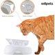 thumbnail image 5 of Cuenco para gatos anticodicia de 1 pieza, cuenco transparente individual ajustable con soporte elevado, agua y comida para evitar lesiones en el cuello JM, 5 of 5