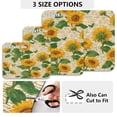 thumbnail image 4 of Dish Drying Mats Diatomaceous Earth Super Absorbent Non-slip Rubber Sole 15.7×11.8in Retro-chic Sunflowers, 4 of 11