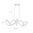 thumbnail image 4 of Seville LED Chandelier // Gold, 4 of 6