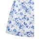 thumbnail image 4 of Vestido de verano Verdusa casual sin mangas con estampado floral azul/blanco, 4 of 5