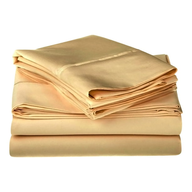 1200Thread Count 100 Egyptian Cotton Exquisite Solid Sheet Set with