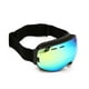 thumbnail image 5 of Gafas de esquí para miopía con lentes esféricas grandes revestidas, resistentes al viento y de color caqui/borde HX18 cubierto con coma, 5 of 5