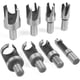 thumbnail image 3 of Brocas para tapones de madera, 8 piezas, cortador de tapones de madera, brocas de garra de 6 mm, 10 mm, 13 mm y 16 mm, juego de carpintería, tapón de acero al carbono, 3 of 7