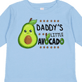 thumbnail image 4 of Inktastic Daddy's Little Avocado with Cute Baby Avocado Boys or Girls Long Sleeve Toddler T-Shirt, 4 of 5