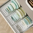 thumbnail image 3 of Kitchen Sink Rack Retractable Stainless Steel Dish Drain Rack Organizer, 3 of 9