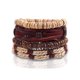 thumbnail image 1 of Pulseras para mujer, regalos para mujer, pulsera vintage de cuero multicapa, regalo de joyería, pulsera de moda, joyería, 1 of 5