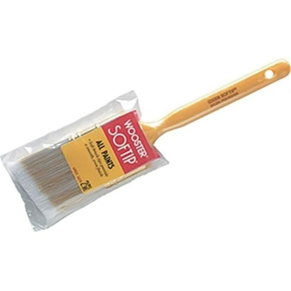 Q3208 2.5 in. Softip Nylon Poly Angle Sash Paint Brush 2.5 in.