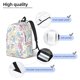 thumbnail image 3 of Balery Cartoon Bunny Mochila Clásica Impresa Básica para Viaje, Mochila Escolar Resistente al Agua, Mochila de Lona con Correas Ajustables-Small, 3 of 5