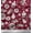 Burgundy, variant on Soimoi polyester Crepe Fabric Spices,Cookies & Cupcake Food Print Fabric by the Yard 42 Inch Wide