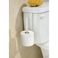 thumbnail image 4 of mDesign Metal Over Tank Toilet Tissue Paper Roll Holder, 2 Rolls - Pearl White, 4 of 6