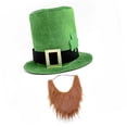 thumbnail image 5 of Green Homburg Leprechaun Fashion Top Hat Gifts for Boyfriend Hat Wide Brimmed Unisex Wear for Gatherings Photo Props, 5 of 8