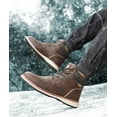 thumbnail image 2 of ARRIGO BELLO Men's Snow Hiking Boots Outdoor Winter Snow Boots 7 Dark Brown, 2 of 10