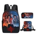 thumbnail image 4 of TIKTOK Stranger Things 4 Bolsa Escolar Mochila De Escuela Primaria Set Cosas Extrañas 4 Juguetes Para Niños Deportiva Aligeramiento Cremallera Hombros Al Aire Libre, 4 of 4