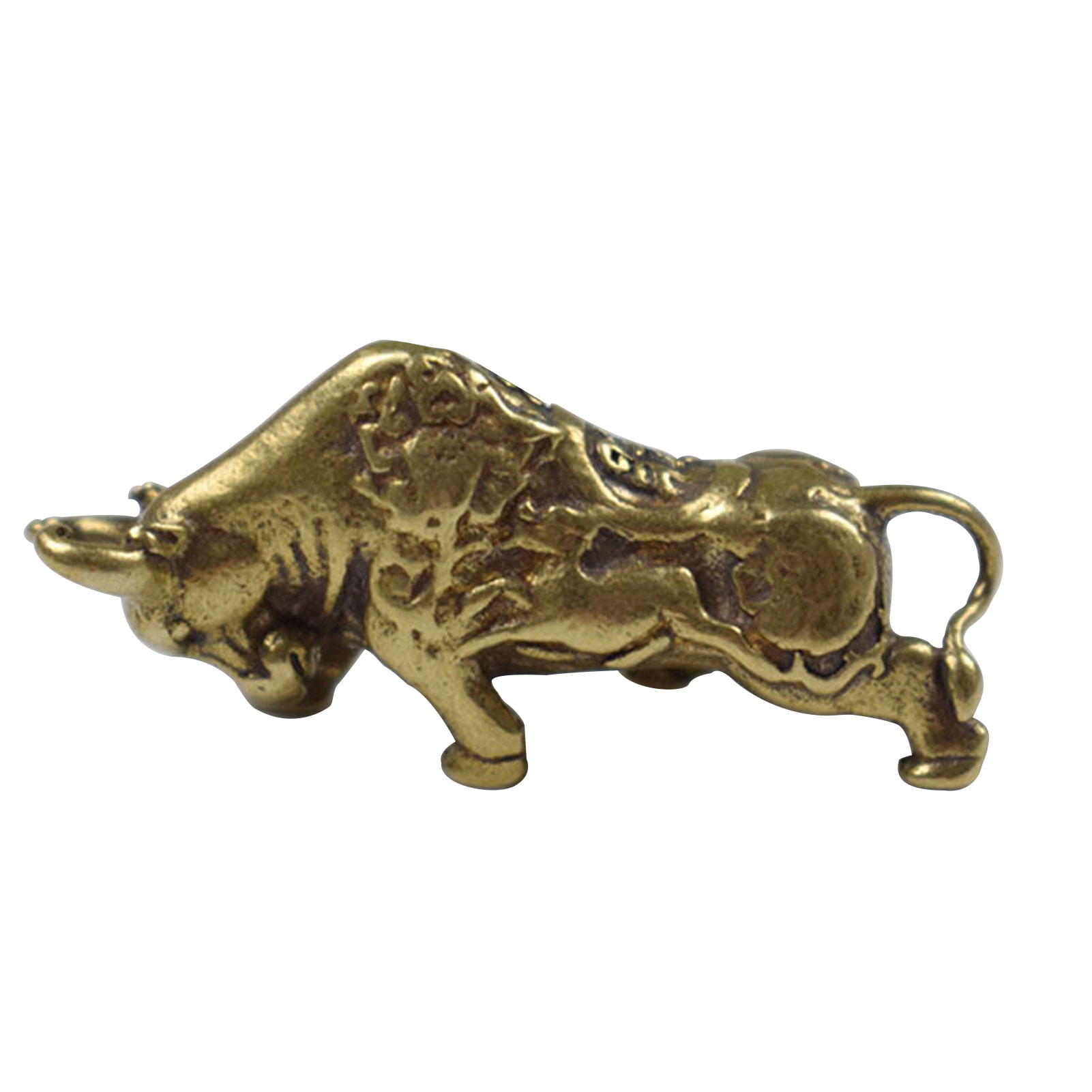 New Year of the Ox Bull Ornament Figurine Miniature Statue Display Home Desk 