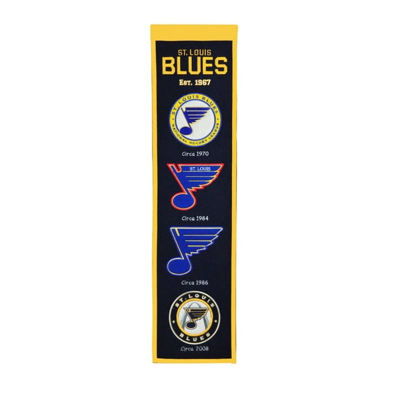 St. Louis Blues 8" x 32" Premium Heritage Banner