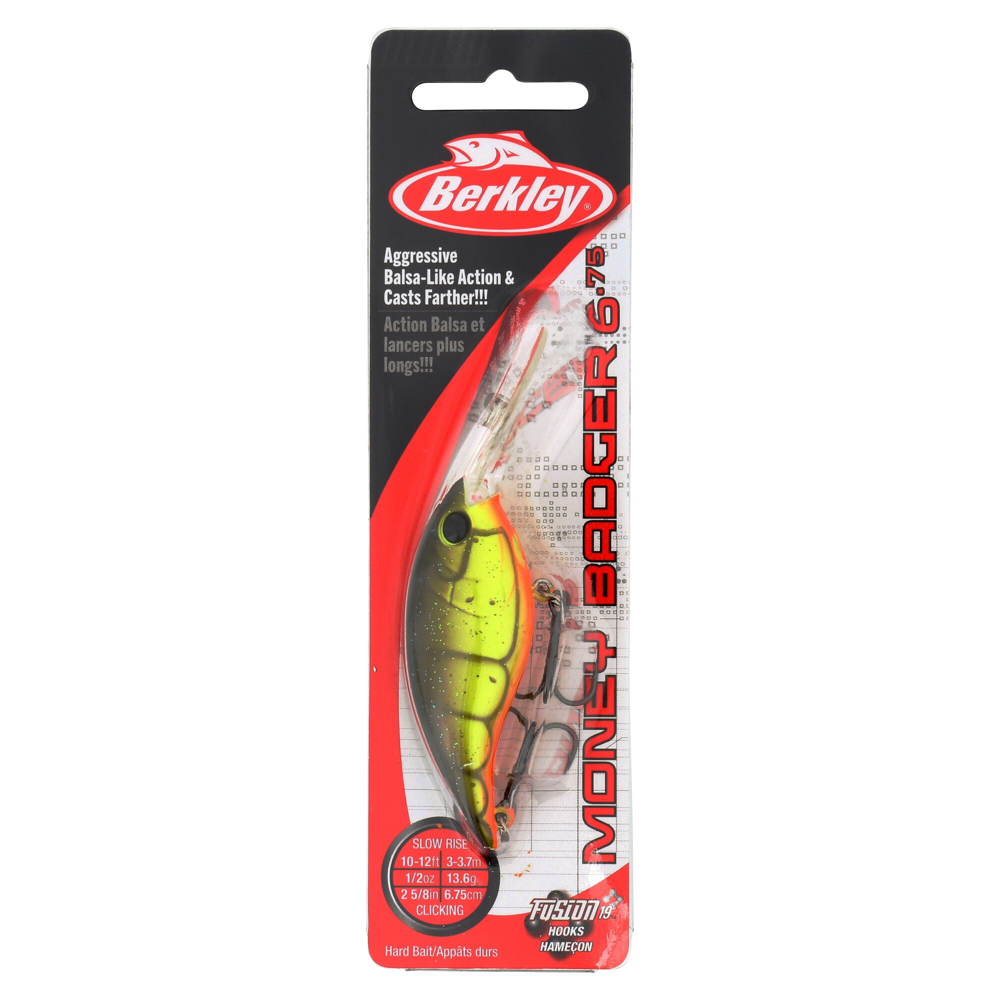 Berkley Money Badger, 2.6 in, Crankbaits, Root Beer Craw (1 Count)