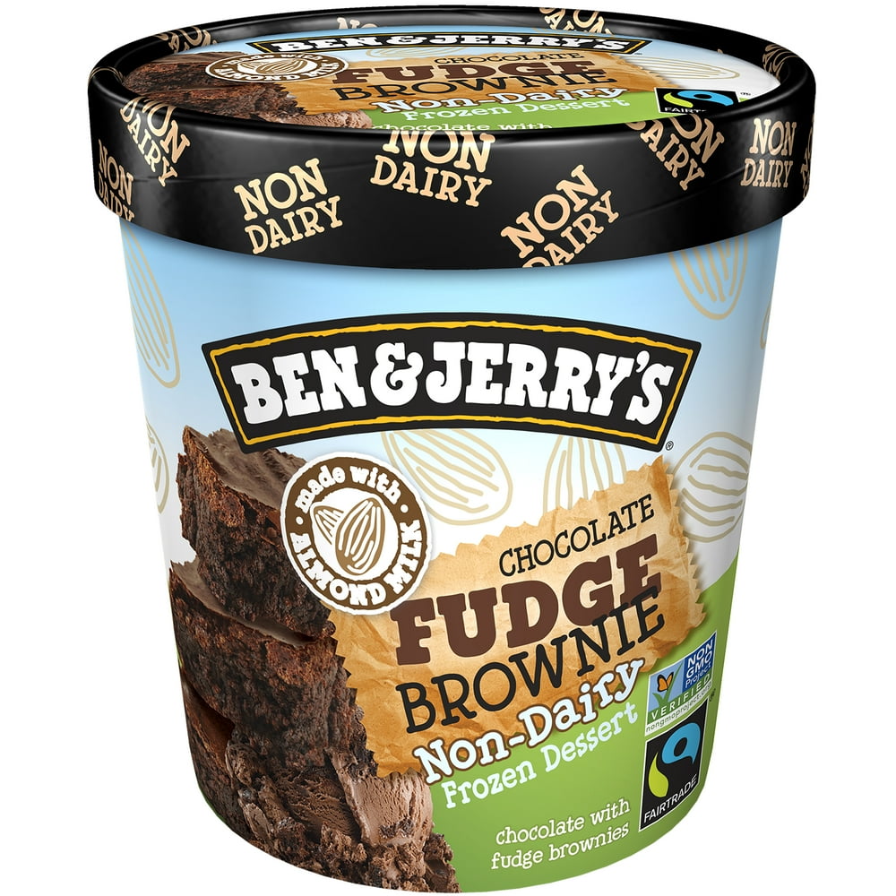 Ben & Jerry's NonDairy Frozen Dessert Chocolate Fudge Brownie, 16 oz