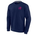 thumbnail image 2 of Unisex Fanatics Signature Navy St. Louis City SC Super Soft Fleece Crew Pullover Sweatshirt, 2 of 3