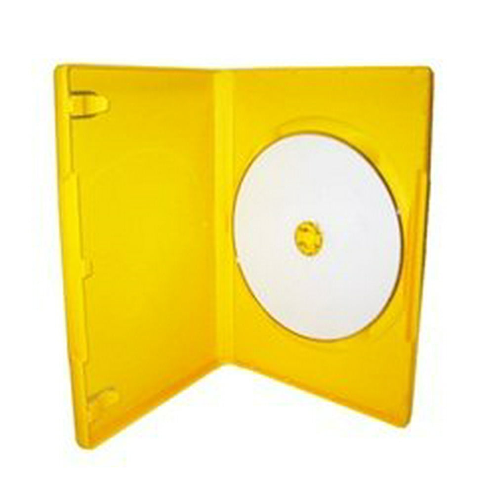 500 STANDARD Solid Yellow Color Single DVD Cases