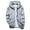 Grey, variant on Unisex Solid Color Casual Plus Size Coats Reflective Zipper Outdoor Sport Jacket for Women Simple with Hood Pockets Windproof for Running and Fall Coats Season Orange,S