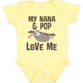 thumbnail image 3 of Inktastic Nana and Pop Love Me Sloth Girls Baby Bodysuit, 3 of 5