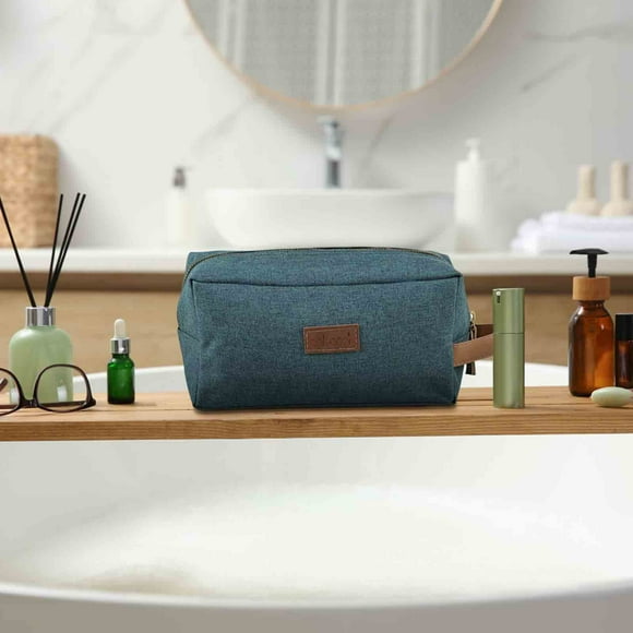 Summer Savings Xihbxyly Personalized Toiletry Bag For Men Engraved Name Toiletry Bag Customized Leather Travel Shaving Kit With Text For Groomsmen Father’s Day Birthday Gifts Deals