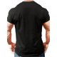 thumbnail image 4 of Camiseta de manga corta con cuello redondo para hombre, con estampado "No confíes en nadie", de corte regular y moderna, ideal para vacaciones de verano y tiempo libre., 4 of 7