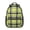 Yellow and Black, variant on Yellow and Black Checkered Pattern Backpack for School, Cute School Bag with Adjustable Shoulder Straps and Padded Back, 15.3"x11"x6.7"