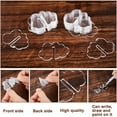 thumbnail image 6 of 50Pcs Acrylic Flower Drink Tags Wine Glass Charms Marker Cup Bottle Wine Glass Identifiers for Wedding Party Bar Champagne Flutes Cocktails Martinis Tasting, 6 of 9