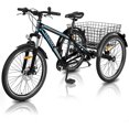 thumbnail image 1 of EASYG 26" Adult Mountain Tricycle,7 Speed Three Wheel Bike,Exercise Mountain Cruise Bike with Large Size Basket for Adult Recreation, Shopping, Exercise, Load Capacity 420 lbs, 1 of 7