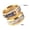 Gold Male, variant on Stainless Steel Abalone Shell Inlay Mens Wedding Band Womens Jewelry Party Ring-Gold-Female-9