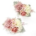 thumbnail image 1 of Set de Corsage y Boutonniere Serwalin Rosa para Boda, 1 of 8